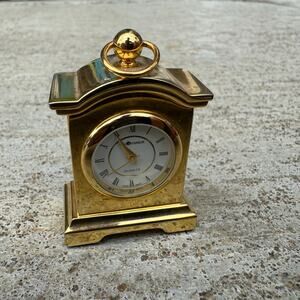 Miniature Sag Harbor Desk Clock Quartz Japan Mantle Clock Style FADA INDUSTRIES